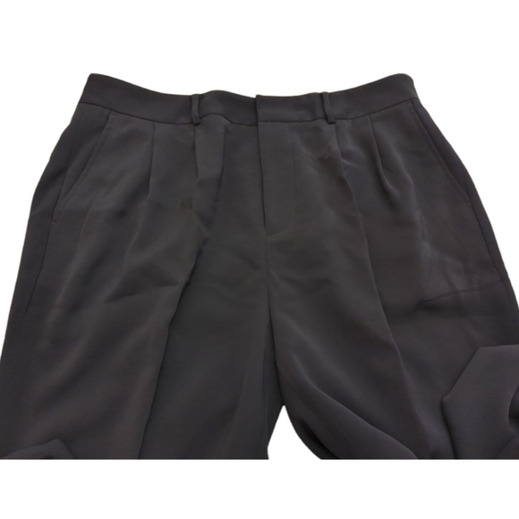 EDDIE BAUER Dark Blue Full Fit Pleated Front Trouser Pants Size 14 Tall NWOT - Picture 3 of 9